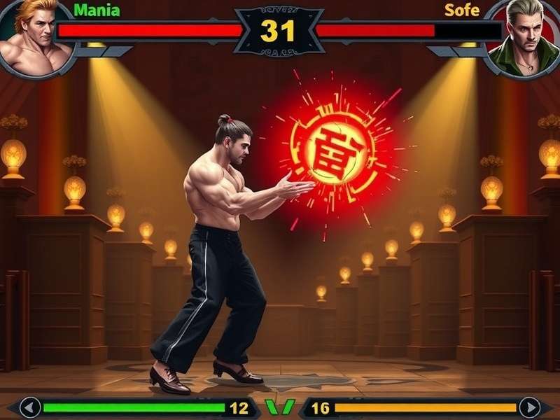 Brutal Backspin Brawler gameplay screenshot